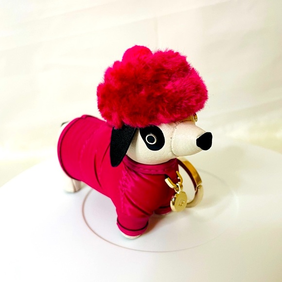 NWT Kate Spade New York Claude Festive Dachshund Key Chain